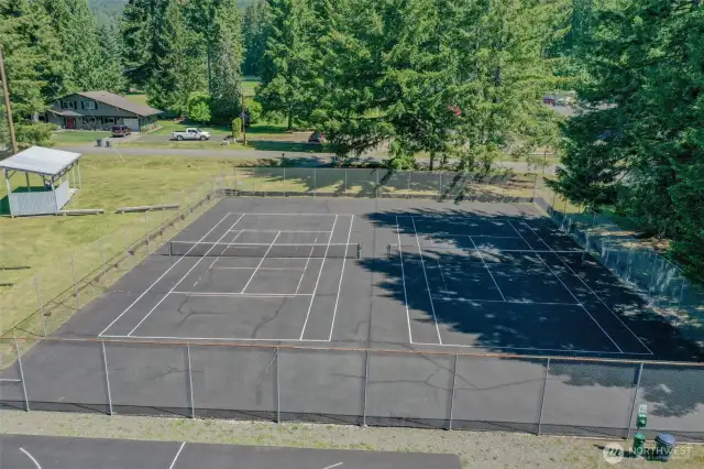 Athletic courts near the golf course for recreational use!