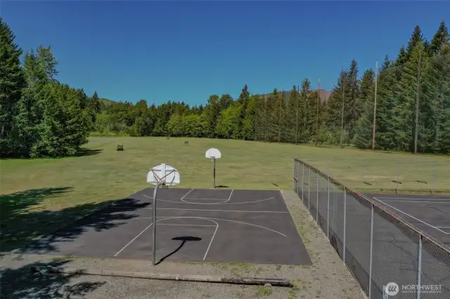 Enjoy some basketball on a beautiful day!