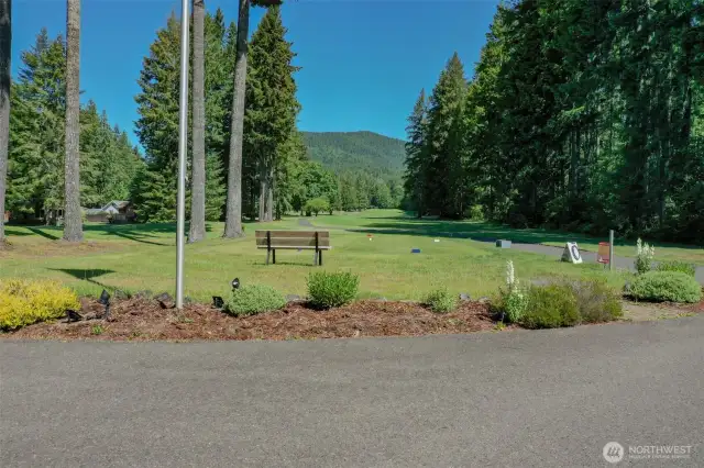 The golf course is well maintained!