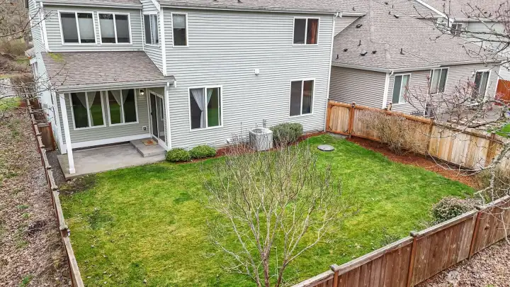 Step outside and exhale. A fully fenced backyard with room to garden or simply enjoy a quiet morning under the covered patio