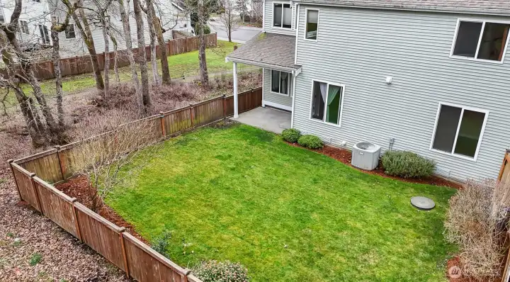 Plenty of green space and privacy