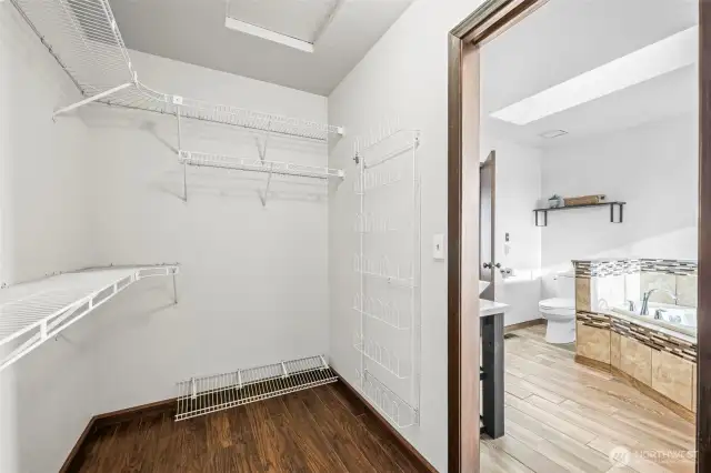 Don't miss the walk-in closet