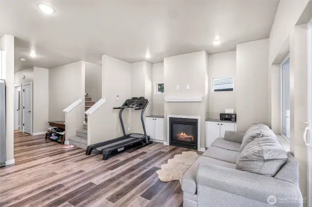 Living area from sliding door