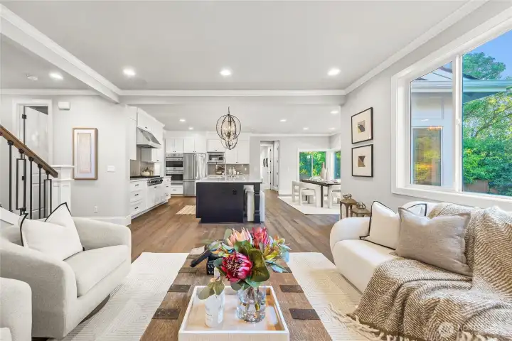 Open floorpan