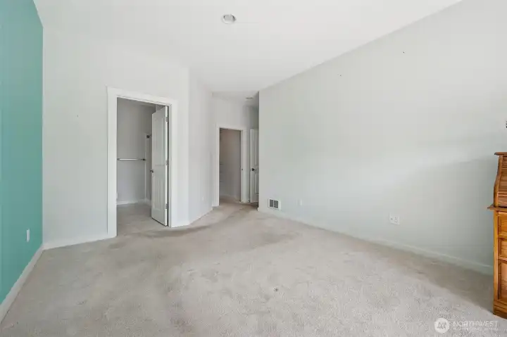 First ensuite includes walk in closet.......