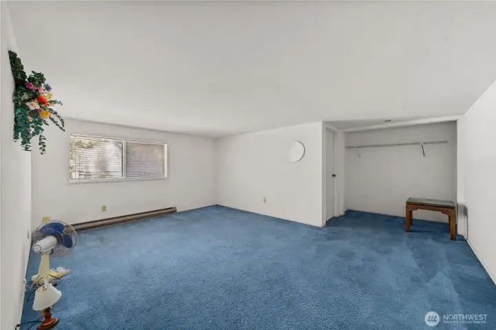 Finished shop storage space or more office space