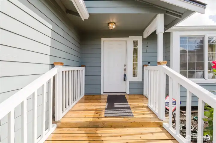 Front patio!