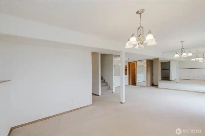 On the lover level a huge family room for all your entertaining and relaxation.