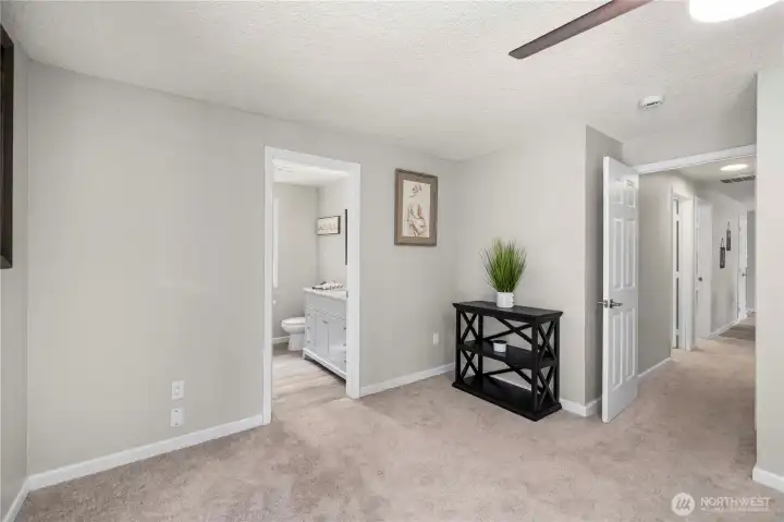 Primary room with private ensuite