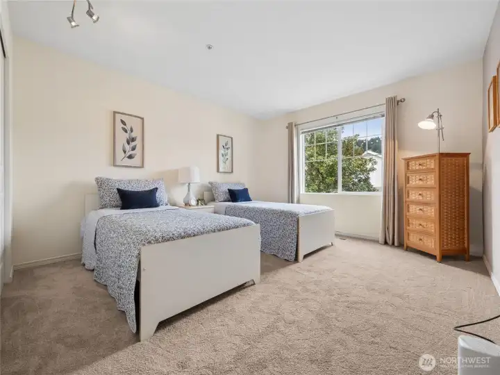 3 of 3 bedrooms - spacious enough for two beds and plenty of extra room!