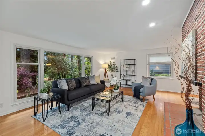 Hardwood floors throughout.