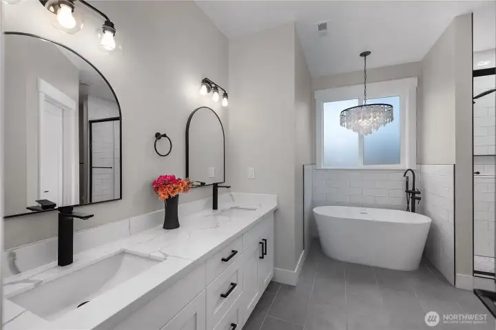 Primary Bath with Heated Floors