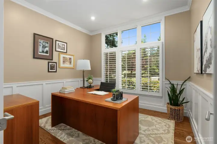 Spacious home office