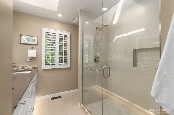 Main bathroom- upper level