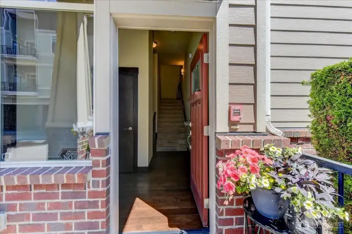 Front Door & Covered Porch