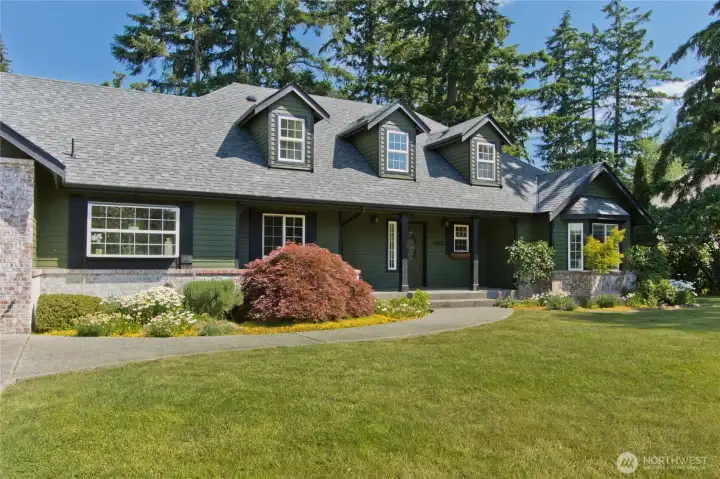 Covered front porch