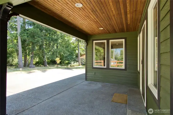 Covered porch