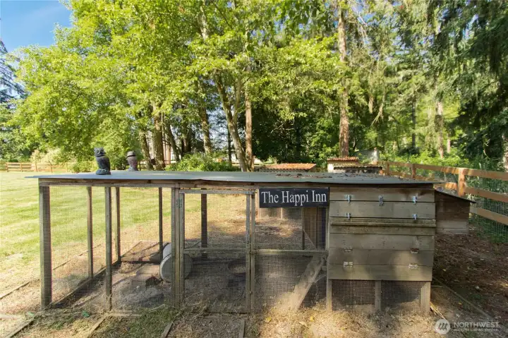 Chicken coop area