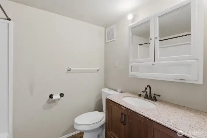 Primary bathroom Primary bathroom