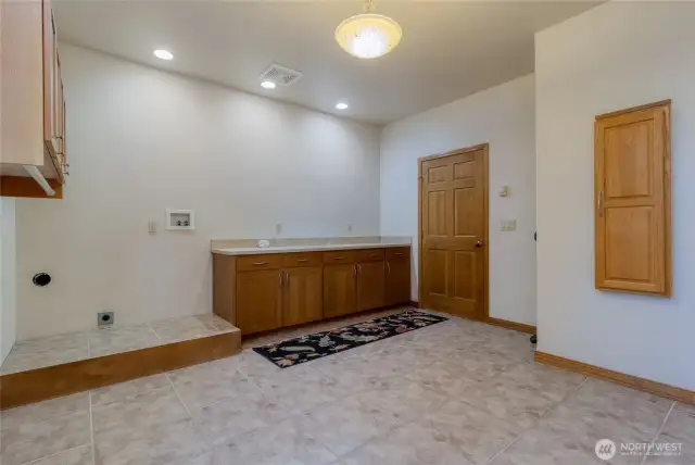 Expansive Laundry Room