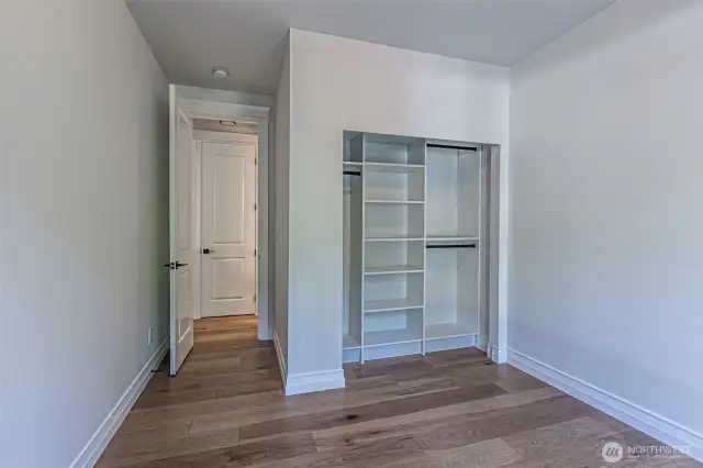 Excellent closet space in main floor bedroom