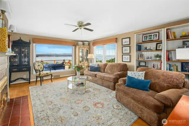 Expansive views from living room