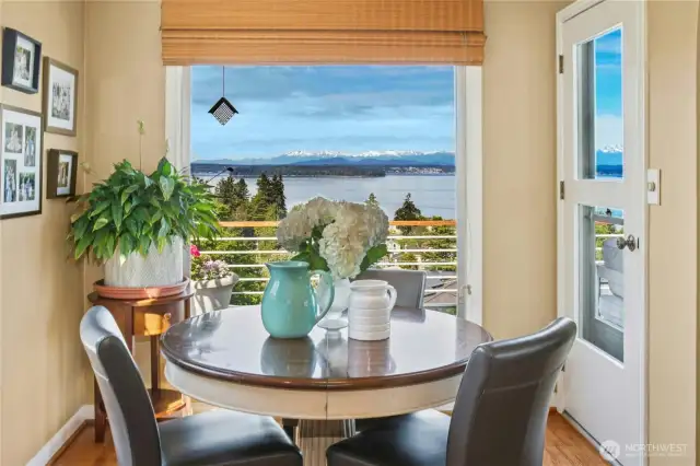 View from kitchen nook