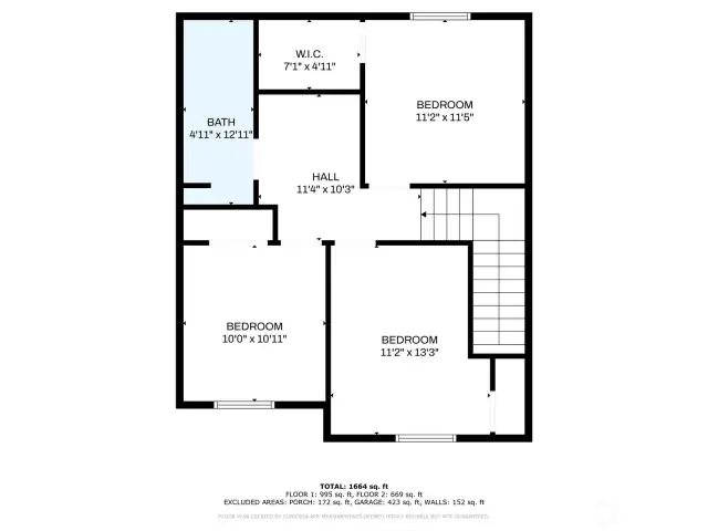 Upper Level Floor Plan
