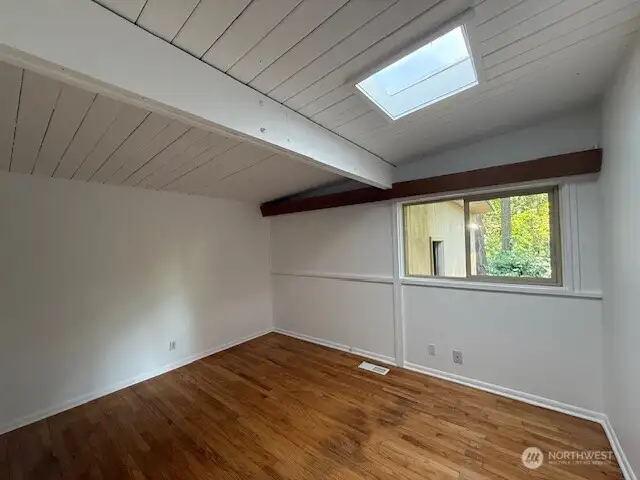 Hardwood floors throughout