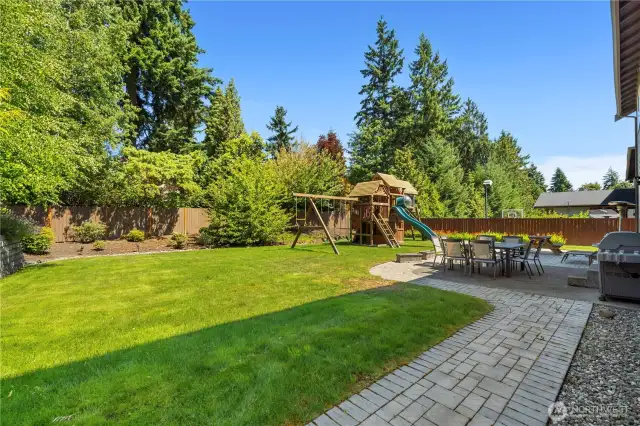 Fully Fenced yard