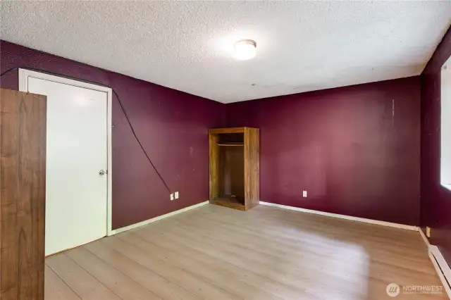 Closets are removable.