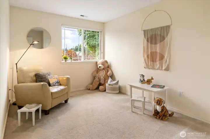 Second bedroom on upper floor or another flex room? You can see the lake from this room as well.