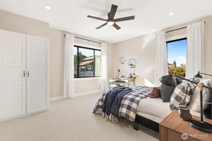 Bedroom #3; has been used as an additional family room as well