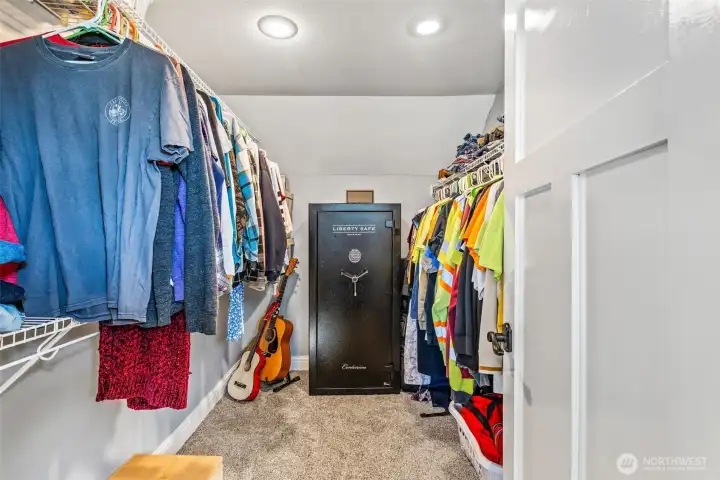 Primary closet