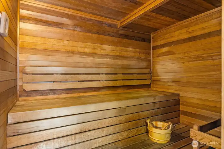 Sauna located on 2nd floor by gym