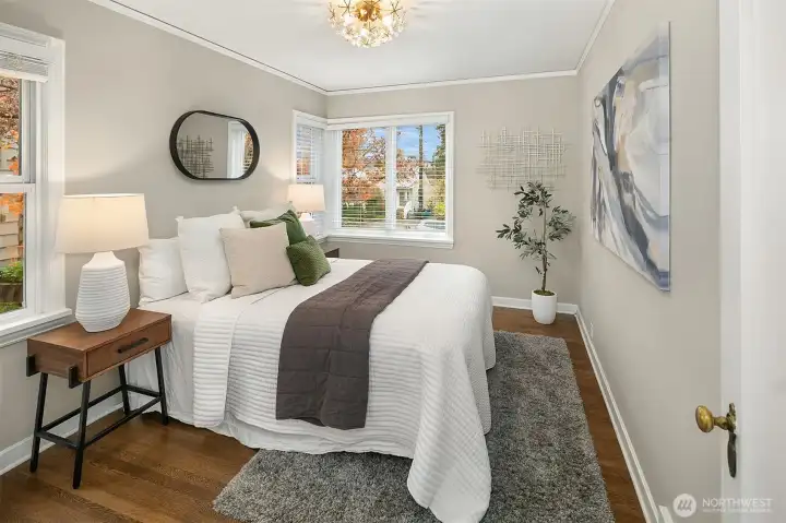 Second bedroom on the main level. This can be used as the primary bedroom.