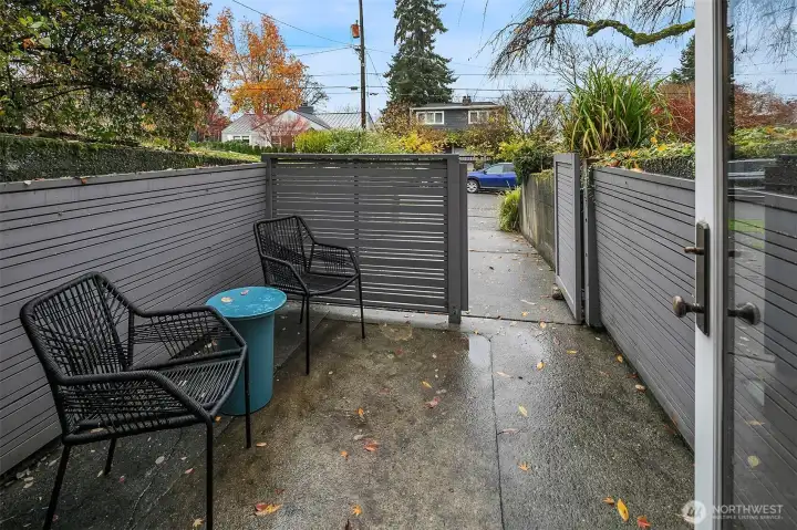 Private sitting area off the lower level bedroom/flex space.