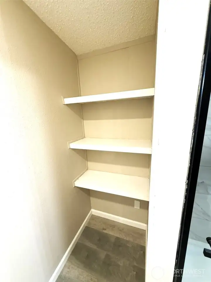 Storage Master Bathroom