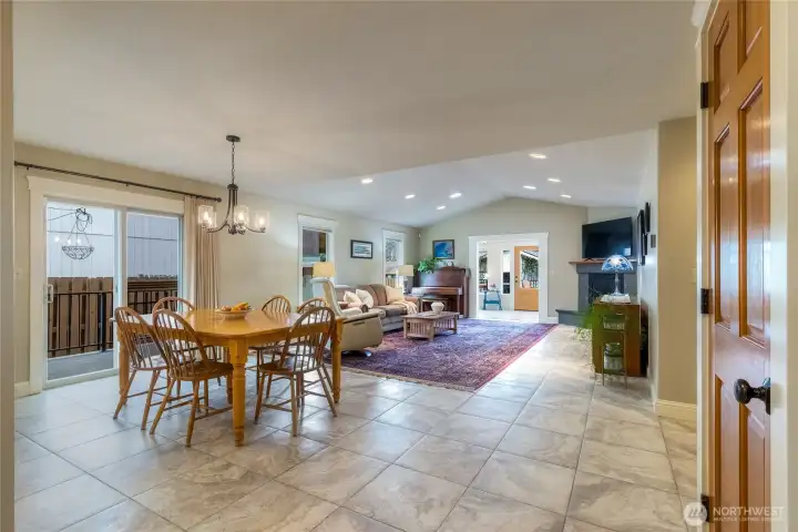 Open Concept Dining/Living