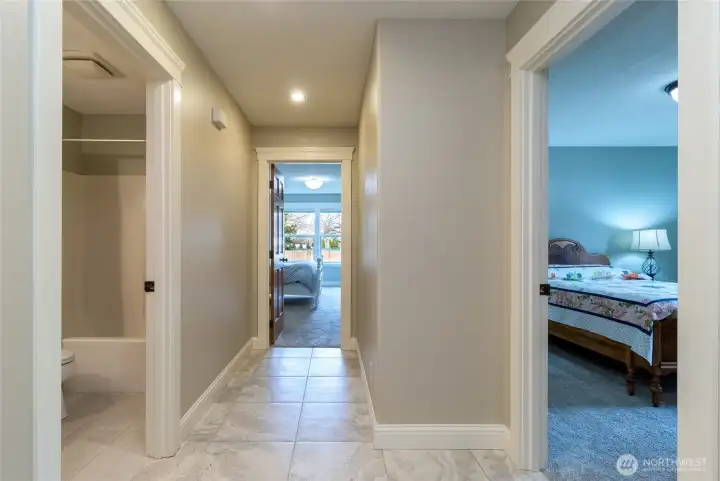 Hallway to Guest Bed/Bath & Primary