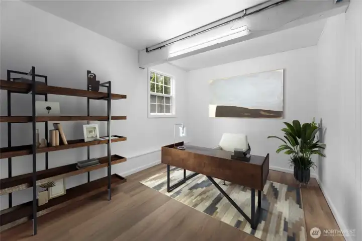 Virtually Staged Office/Project Room