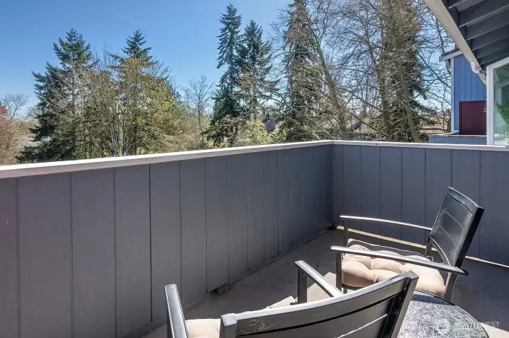Your balcony with a view!