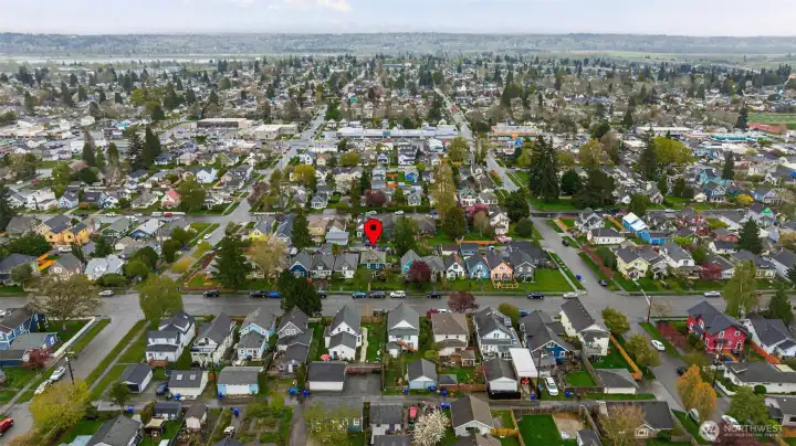 Close to it all yet feels a world away.