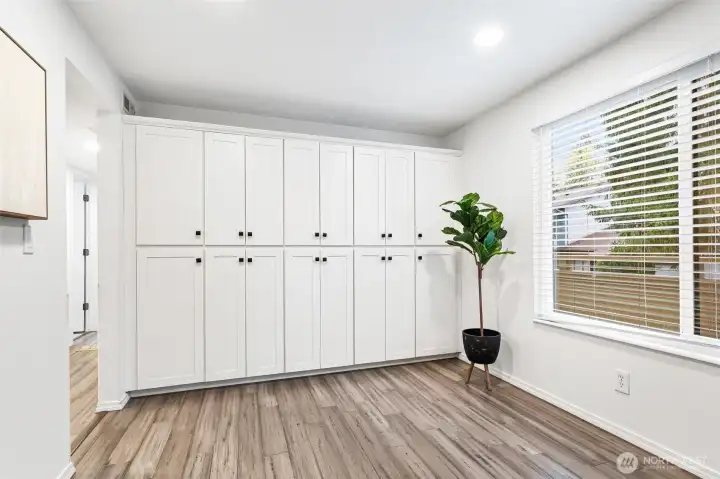 Huge pantry and extra closet