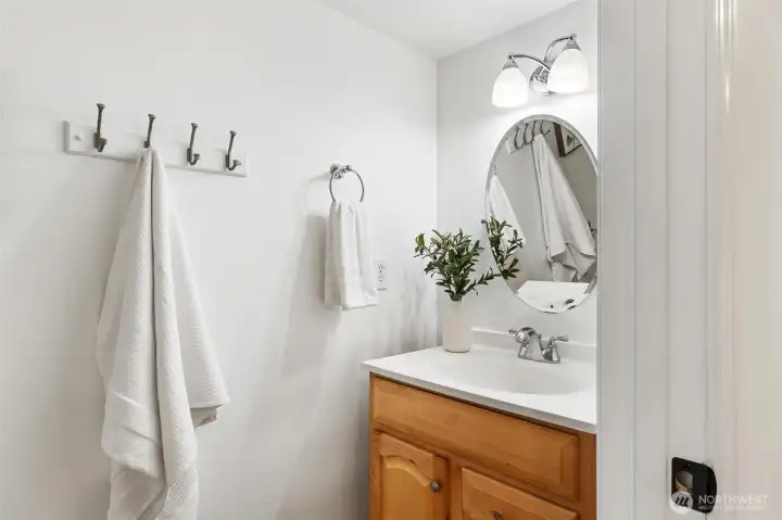 Half bath in 3rd bedroom