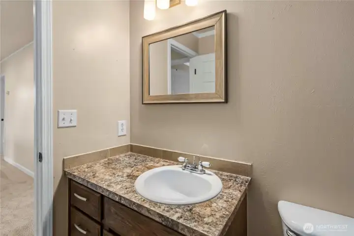 Large upstairs bathroom!
