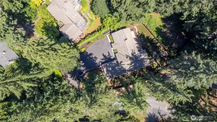 Drone shot of this unbelievable estate property.