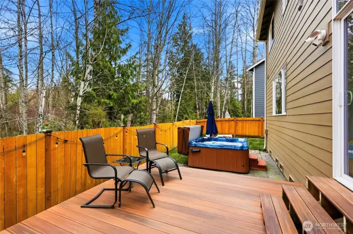 The home backs to natural growth protection areas on two sides. The home backs to natural growth protection areas on two sides.