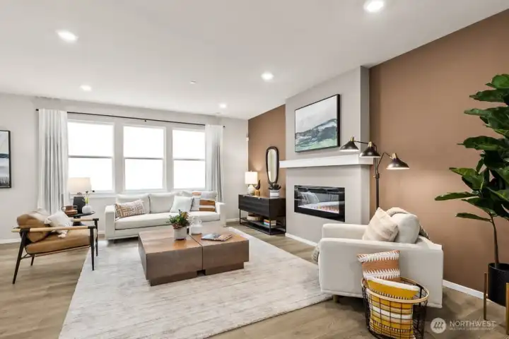Photo rendering is representational and may be virtually staged. Actual home is under construction and finishes, elevation, and paint colors may vary. See site agent for details.