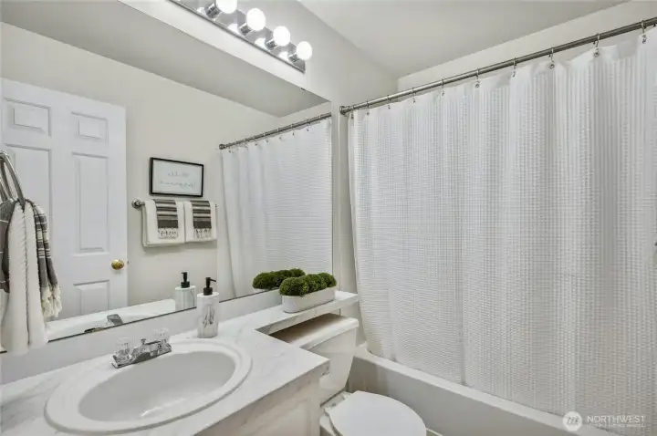 Hall bathroom.